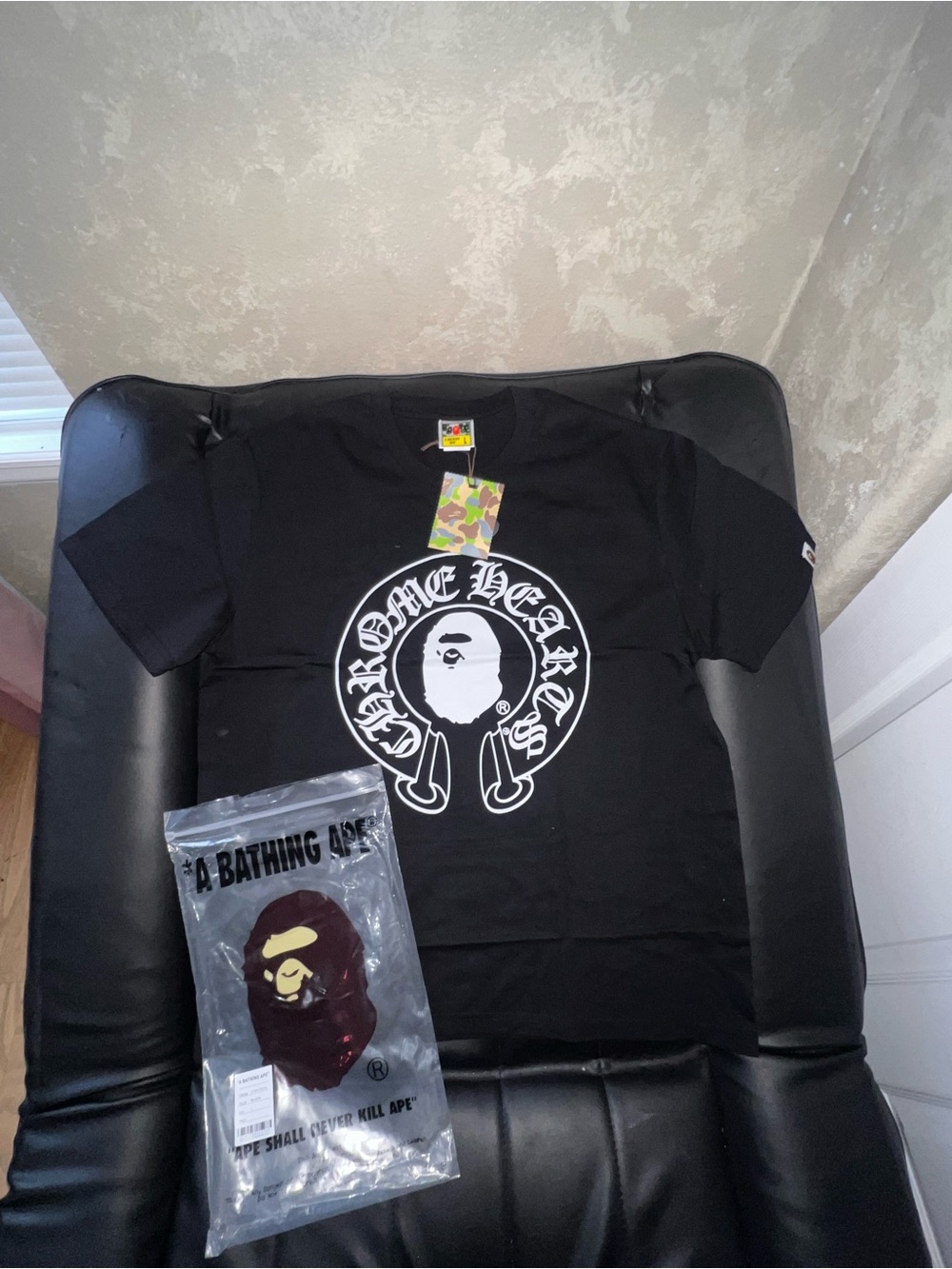Kids Black Logo Tee